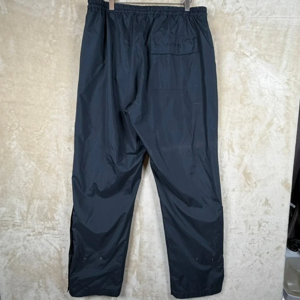 FootJoy DryJoys Mens Large Black Golf Rain Pants‎ Waterproof Wind Activewear